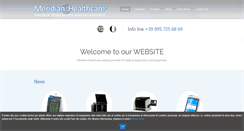 Desktop Screenshot of meridianhealthcare.it