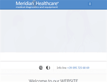 Tablet Screenshot of meridianhealthcare.it